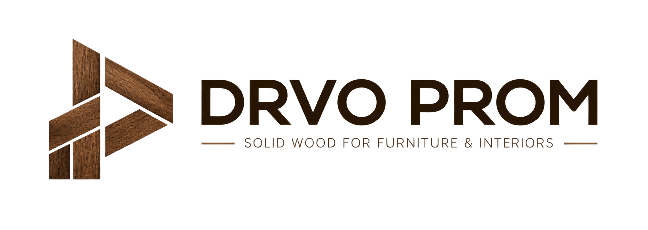 Drvo Prom logo – solid wood for furniture & interiors